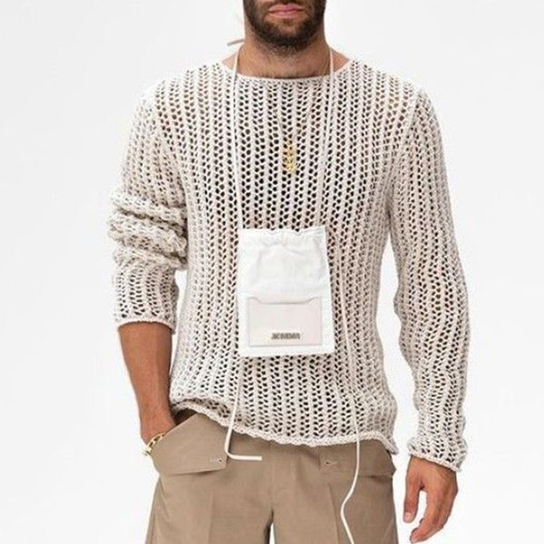 men's t shirts special long sleeve bottoming woven solid color mesh knit hollow out round neck, White;black
men's t shirts special long sleeve bottoming woven solid color mesh knit hollow out round neck, White;black
