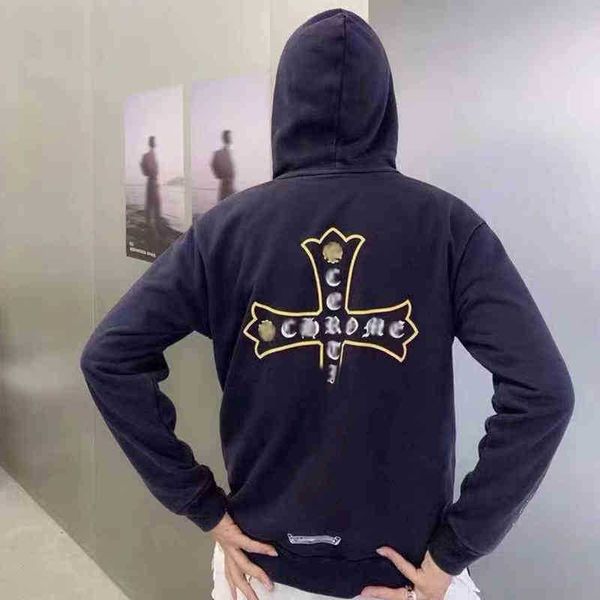 fleece men's hoodies sweatshirts loose mens classic hoodie ch brand designer horseshoe sanskrit print luxury zipper jacket fashion pull, Black
fleece men's hoodies sweatshirts loose mens classic hoodie ch brand designer horseshoe sanskrit print luxury zipper jacket fashion pull, Black