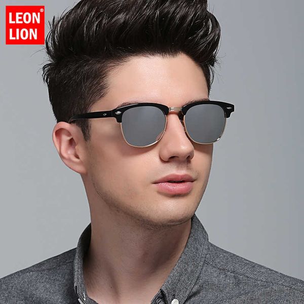 leonlion 2021 polarized semi-rimless sunglasses women/men vintage rice nail uv400 classic eyewear brand designer sun glasses 0928, White;black
leonlion 2021 polarized semi-rimless sunglasses women/men vintage rice nail uv400 classic eyewear brand designer sun glasses 0928, White;black