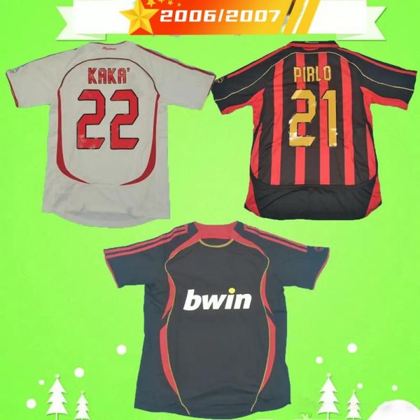 06 07 milan retro soccer jersey home away third 2006 2007 classic ac maglia da calcio maldini ronaldo pirlo seedorf man vintage football shi, Black
06 07 milan retro soccer jersey home away third 2006 2007 classic ac maglia da calcio maldini ronaldo pirlo seedorf man vintage football shi, Black