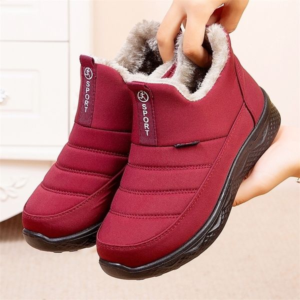boots snow womens winter shoes slip on waterproof women ankle booties solid warm fur outdoor comfortable footwears 36-41 220928, Black
boots snow womens winter shoes slip on waterproof women ankle booties solid warm fur outdoor comfortable footwears 36-41 220928, Black