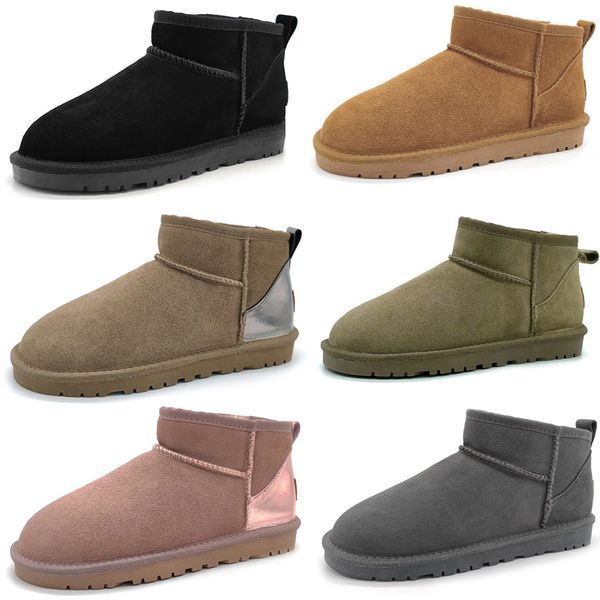 women mini snow boot boots winter classic suede keep warm plush chestnut grey men woman 5854 designer ankle casual booties slippers shoes, Black
women mini snow boot boots winter classic suede keep warm plush chestnut grey men woman 5854 designer ankle casual booties slippers shoes, Black