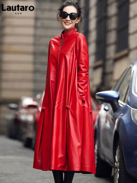 women's leather faux leather women s jackets lautaro autumn long red elegant luxury faux leather coat women sleeve black skirted chines
women's leather faux leather women s jackets lautaro autumn long red elegant luxury faux leather coat women sleeve black skirted chines