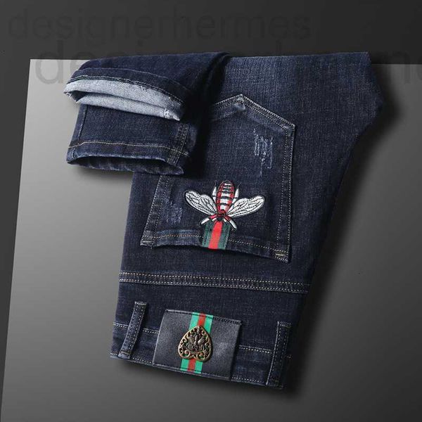 men's jeans designer 2021 autumn and winter thick jeans men's versatile high-end slim fit european casual printing pants trendy ia, Blue
men's jeans designer 2021 autumn and winter thick jeans men's versatile high-end slim fit european casual printing pants trendy ia, Blue