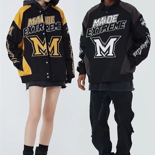 mens jackets american autumn y2k design motorcycle jacket men and women loose ins hiphop racing baseball uniform embroidered 220928, Black;brown
mens jackets american autumn y2k design motorcycle jacket men and women loose ins hiphop racing baseball uniform embroidered 220928, Black;brown