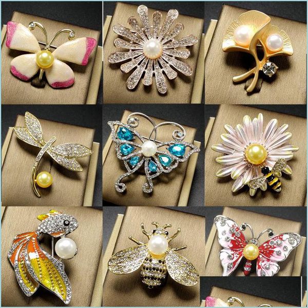 pins brooches freshwater pearl brooch for women animal pins 10 styles crystal brooches jewelry christmas gift 9 pcs drop delivery 202 dhoax, Gray
pins brooches freshwater pearl brooch for women animal pins 10 styles crystal brooches jewelry christmas gift 9 pcs drop delivery 202 dhoax, Gray