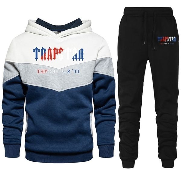 men's tracksuits brand trapstar printed sportswear men warm two pieces set loose hoodie sweatshirt pants hoodie jogging 220928, Gray
men's tracksuits brand trapstar printed sportswear men warm two pieces set loose hoodie sweatshirt pants hoodie jogging 220928, Gray