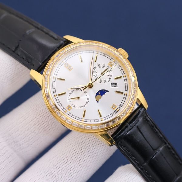 grand complications mens watch for man automatic mechanical 40mm waterproof depth 50m sapphire mirror counter quality official replica wrist, Slivery;brown
grand complications mens watch for man automatic mechanical 40mm waterproof depth 50m sapphire mirror counter quality official replica wrist, Slivery;brown