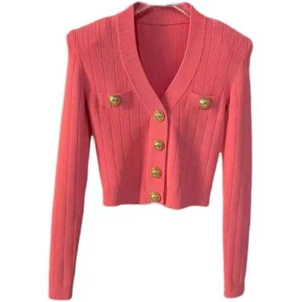 women's jackets french style slim cardigan women deep v-neck long sleeve golden buttons short women's sweater crop women clothing, Black;brown
women's jackets french style slim cardigan women deep v-neck long sleeve golden buttons short women's sweater crop women clothing, Black;brown