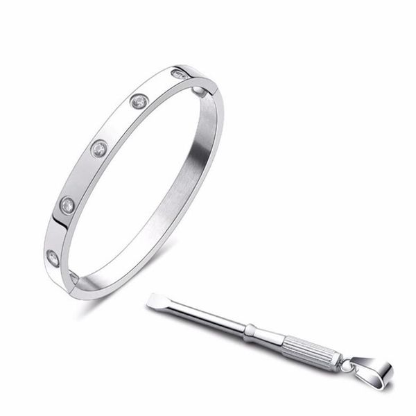 titanium steel love bracelets silver rose gold bangles women men screw screwdriver bracelet couple jewelry with box set shipp268r, Black
titanium steel love bracelets silver rose gold bangles women men screw screwdriver bracelet couple jewelry with box set shipp268r, Black