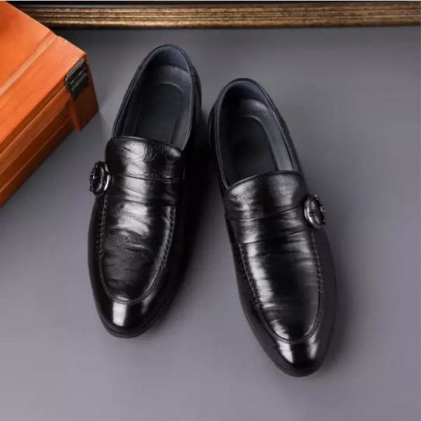 Classic British Loafers Men Shoes PU Solid Color Simple Fashion Daily Business Casual Formal Leather Shoes DP445, Clear
Classic British Loafers Men Shoes PU Solid Color Simple Fashion Daily Business Casual Formal Leather Shoes DP445, Clear