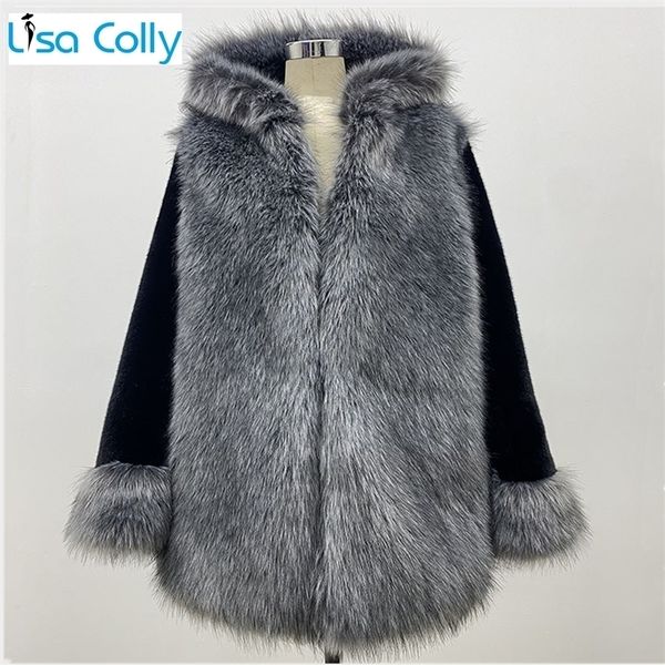 womens fur faux women winter overcoat outwear luxury warm coat with hooded long jacket 220927, Black
womens fur faux women winter overcoat outwear luxury warm coat with hooded long jacket 220927, Black