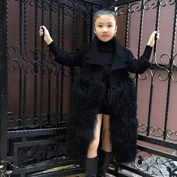 coat winter woolen jackets for girl long style korean kids patchwork faux sheep fur coats children wool clothes 220927, Blue;gray
coat winter woolen jackets for girl long style korean kids patchwork faux sheep fur coats children wool clothes 220927, Blue;gray