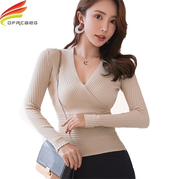women's sweaters deep v neck sweater pullover casual slim bottoming female elastic cotton long sleeve femme 220927, White;black
women's sweaters deep v neck sweater pullover casual slim bottoming female elastic cotton long sleeve femme 220927, White;black