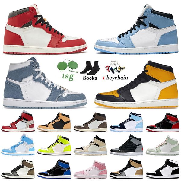 jumpman 1 women mens denim 1s basketball shoes high og lost found taxi university blue stealth patent bred mid digital pink twist heirloom, Black
jumpman 1 women mens denim 1s basketball shoes high og lost found taxi university blue stealth patent bred mid digital pink twist heirloom, Black
