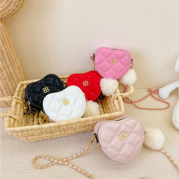 luxury kids love heart handbags girls diamond lattice quilted one shoulder bag children metals chain crossbody lipstick bags q8930, Black
luxury kids love heart handbags girls diamond lattice quilted one shoulder bag children metals chain crossbody lipstick bags q8930, Black