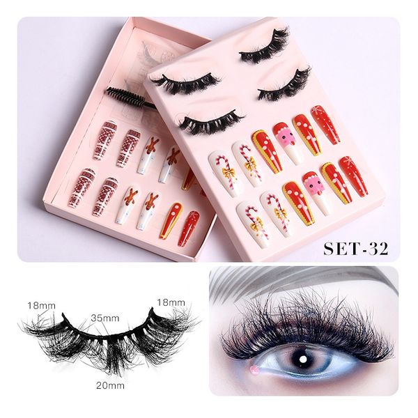 multilayer thick mink false eyelashes and fake nail for christmas party hand made reusable curly fake lashes extensions makeup accessory 18
multilayer thick mink false eyelashes and fake nail for christmas party hand made reusable curly fake lashes extensions makeup accessory 18