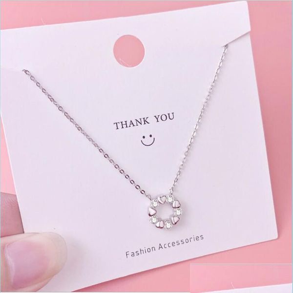 pendant necklaces 925 sterling sier zircon necklace circle pendant simple female wedding love jewelry korean style platinum color dro dhnf5, Silver
pendant necklaces 925 sterling sier zircon necklace circle pendant simple female wedding love jewelry korean style platinum color dro dhnf5, Silver