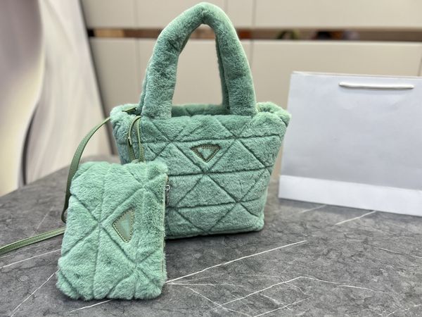 lq 2pcs/set wool shoulder armpit bag winter handbag purse women hand clutch pocket fashion letter zipper closure triangle sign multiple colo
lq 2pcs/set wool shoulder armpit bag winter handbag purse women hand clutch pocket fashion letter zipper closure triangle sign multiple colo