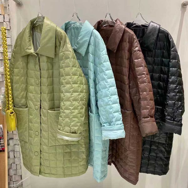 women's down parkas female parker leather wash-lapel thick white duck jacket 2022 new winter fashion y68 t220928, Black
women's down parkas female parker leather wash-lapel thick white duck jacket 2022 new winter fashion y68 t220928, Black