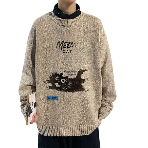 men's sweaters men's thickened round neck sweater casual allmatch trend printing warm knitted 220929, White;black
men's sweaters men's thickened round neck sweater casual allmatch trend printing warm knitted 220929, White;black
