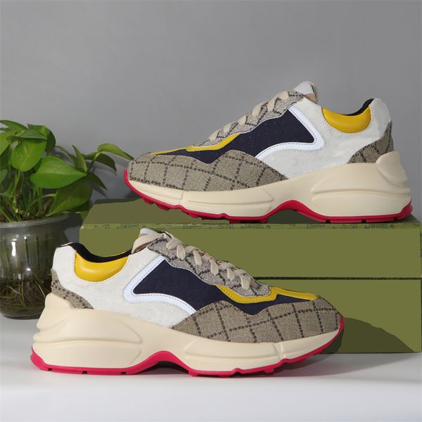 classic casual shoes designer sneakers rhyton beige men trainers luxury chaussures ladies shoe dad platform sneaker with box, Black
classic casual shoes designer sneakers rhyton beige men trainers luxury chaussures ladies shoe dad platform sneaker with box, Black