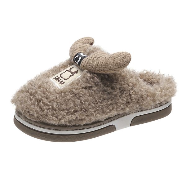 slipper girls house slippers boys winter warm cotton toddlers medium children plush indoor antler cute cartoon 20 31 220928, Black;grey
slipper girls house slippers boys winter warm cotton toddlers medium children plush indoor antler cute cartoon 20 31 220928, Black;grey