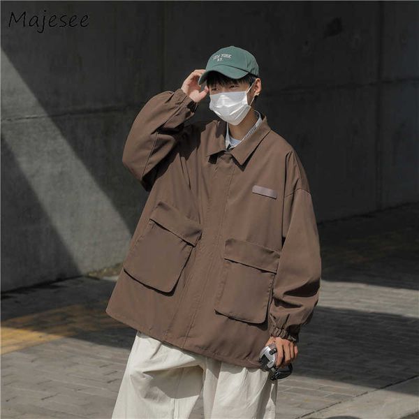 men's jackets jackets men big pockets cargo american stylish high street japanese retro clothing autumn high street teens baggy outwear, Black;brown
men's jackets jackets men big pockets cargo american stylish high street japanese retro clothing autumn high street teens baggy outwear, Black;brown
