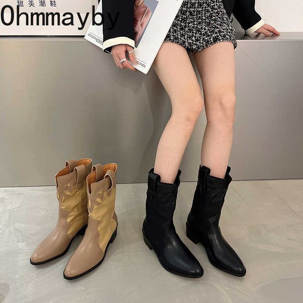 boots new western cowboy fashion slip on ankles booties square heel female knight short winter women's shoes 220929, Black
boots new western cowboy fashion slip on ankles booties square heel female knight short winter women's shoes 220929, Black