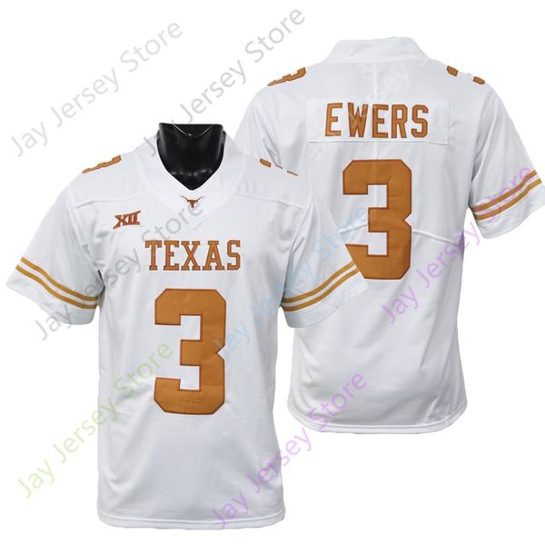 2022 new ncaa texas longhorns football jersey 3 quinn ewers college white size youth adult, Black;red
2022 new ncaa texas longhorns football jersey 3 quinn ewers college white size youth adult, Black;red