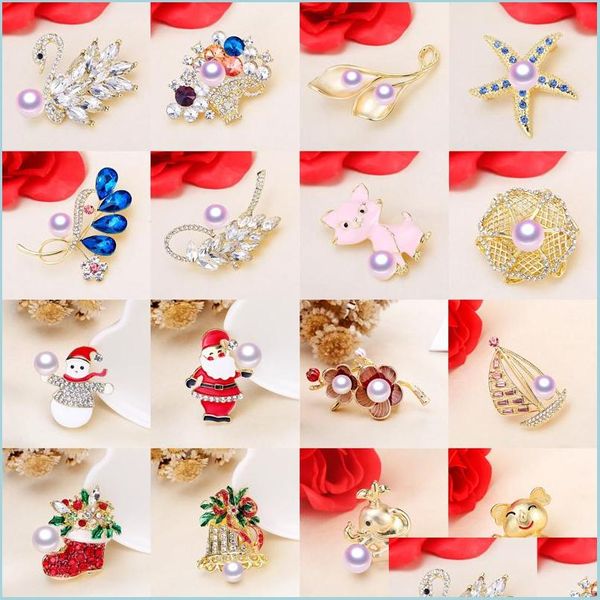 pins brooches 100% pearl brooch for women zircon pins 7-10mm 36 styles crystal brooches jewelry christmas gift present 4pcs/lot drop dh8bn, Gray
pins brooches 100% pearl brooch for women zircon pins 7-10mm 36 styles crystal brooches jewelry christmas gift present 4pcs/lot drop dh8bn, Gray