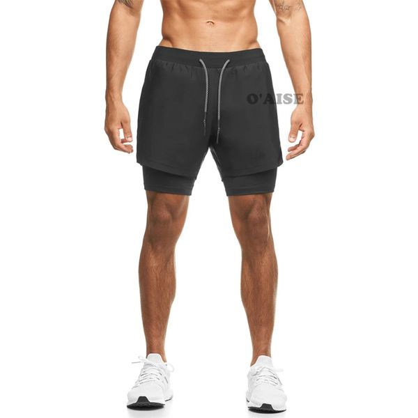 gym workout shorts lightweight athletic fitness wear with compression liner sdk01, White;black
gym workout shorts lightweight athletic fitness wear with compression liner sdk01, White;black