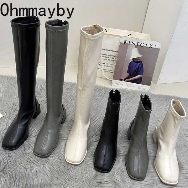 boots slim woman knight knee high square heel 6cm ladies zippers fashion soft leather winter long shoes for women 220929, Black
boots slim woman knight knee high square heel 6cm ladies zippers fashion soft leather winter long shoes for women 220929, Black