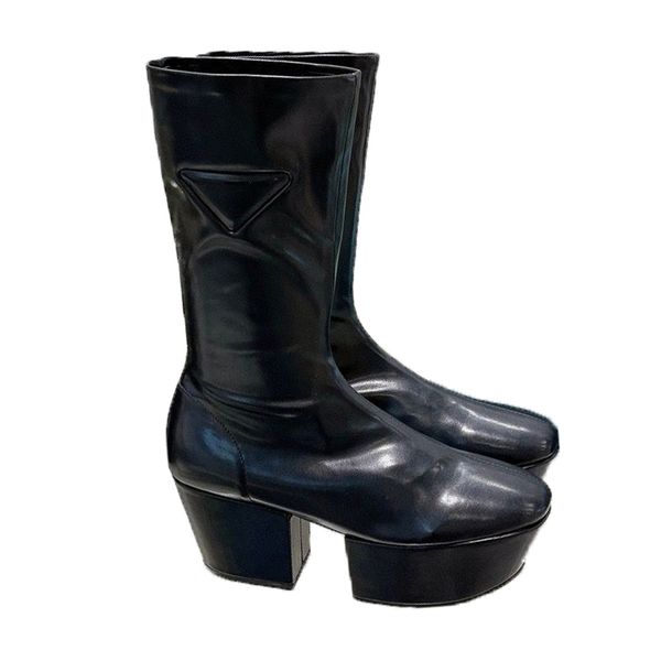 designer women boots leather pants knee boot padlock metal clad wedge almond shaped outlet elasticity pu catwalk style booties, Black
designer women boots leather pants knee boot padlock metal clad wedge almond shaped outlet elasticity pu catwalk style booties, Black