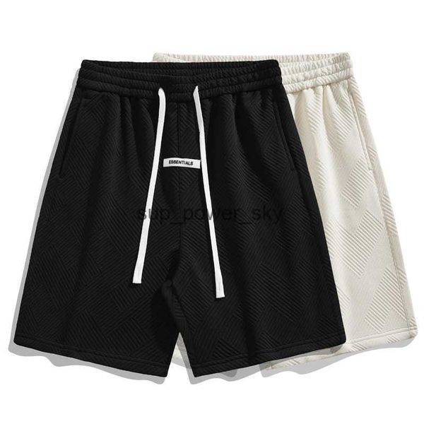 mens shorts essential designer fashion brand casual sports pants men summer loose straight knitted short, White;black
mens shorts essential designer fashion brand casual sports pants men summer loose straight knitted short, White;black