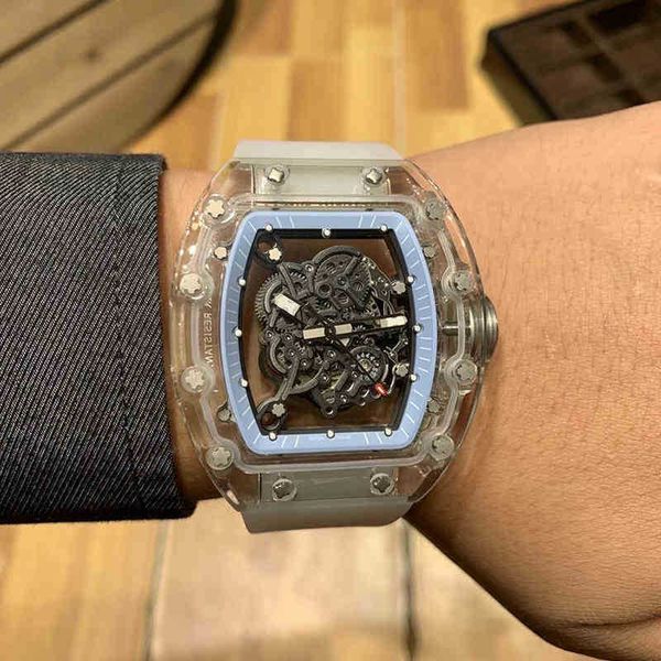 luxury mens mechanical watch wine barrel leisure business richa milles rm055 fully automatic r crystal case white glue band men swiss m655, Slivery;golden
luxury mens mechanical watch wine barrel leisure business richa milles rm055 fully automatic r crystal case white glue band men swiss m655, Slivery;golden