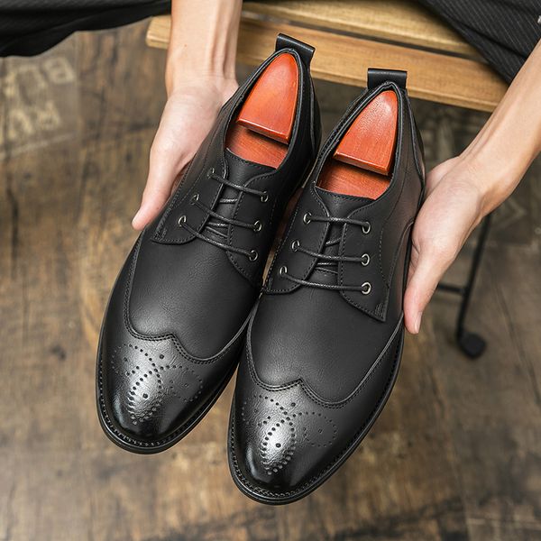 fashion leather shoes classic fashion designers latest style black comfortable non slip soft soles lace up business dress wedding, Red;white
fashion leather shoes classic fashion designers latest style black comfortable non slip soft soles lace up business dress wedding, Red;white