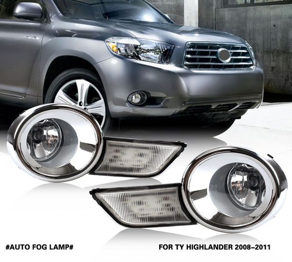 auto-tech front bumper clear lens fog lights lamp led daytime running light cover replacement for toyota highlander 2009-2011
auto-tech front bumper clear lens fog lights lamp led daytime running light cover replacement for toyota highlander 2009-2011