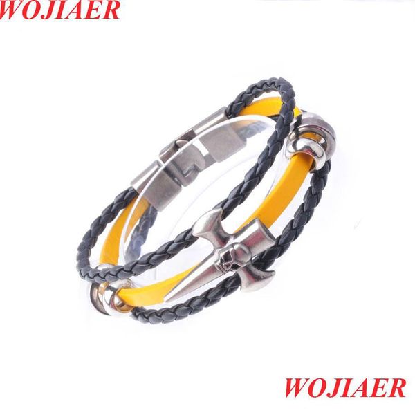charm bracelets european fashion stainless steel skl of cross mtilayer leather braid bracelet mens charm amet jewelry bc002 drop deli dhxjs, Golden;silver
charm bracelets european fashion stainless steel skl of cross mtilayer leather braid bracelet mens charm amet jewelry bc002 drop deli dhxjs, Golden;silver