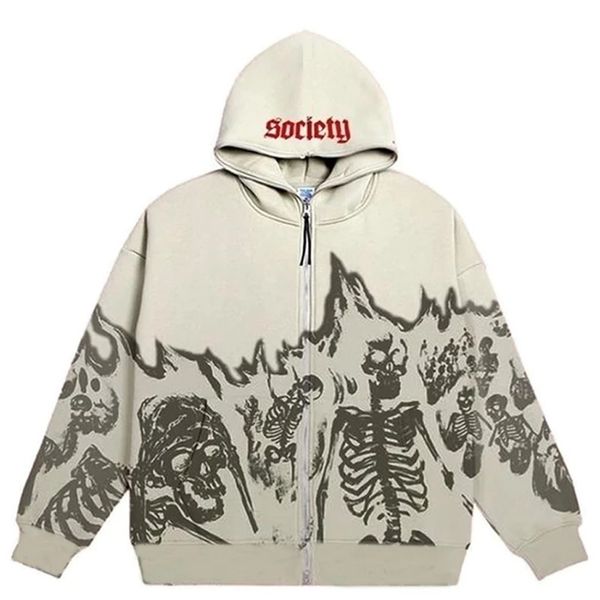 men's hoodies sweatshirts y2k emo men streetwear vintage skull hoodie zip up grunge oversized sweatshirt gothic harajuku alt halloween, Black
men's hoodies sweatshirts y2k emo men streetwear vintage skull hoodie zip up grunge oversized sweatshirt gothic harajuku alt halloween, Black