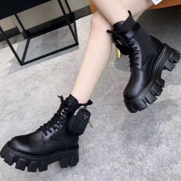 new martin designer boots women waterproof platform autumn thick soled short boot new style motorcycle versatile booties, Black
new martin designer boots women waterproof platform autumn thick soled short boot new style motorcycle versatile booties, Black