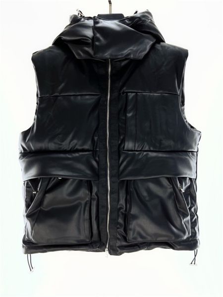 mens designers down vest jacket parkas men leather dandy sleeveless hooded coat parka overcoat causal man hoody jackets women clothes, Black
mens designers down vest jacket parkas men leather dandy sleeveless hooded coat parka overcoat causal man hoody jackets women clothes, Black