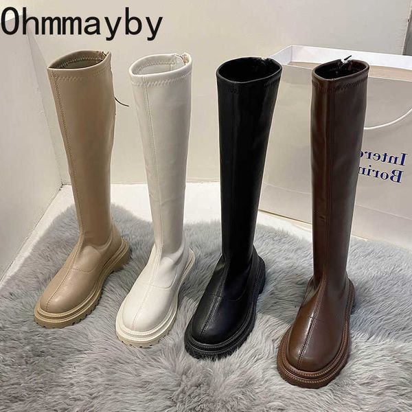 boots slim woman thigh high fashion women knight knee leather flats women's shoes winter long 220929, Black
boots slim woman thigh high fashion women knight knee leather flats women's shoes winter long 220929, Black