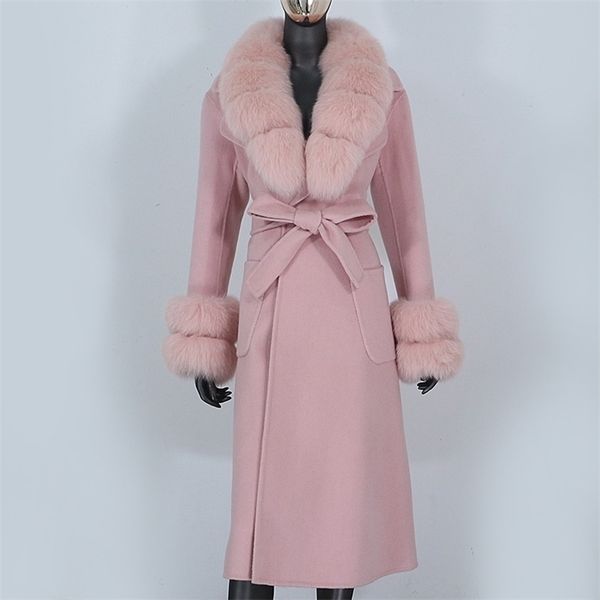 womens fur faux fur long wool cashmere winter coat women fashion ladies wool autumn coat with fur collar sheep wool coat with belt overcoat, Black
womens fur faux fur long wool cashmere winter coat women fashion ladies wool autumn coat with fur collar sheep wool coat with belt overcoat, Black