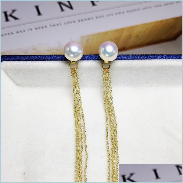 stud long tassel pearl earrings 14k gold filled stud 8-9mm earring for women anniversary gift jewelry high-gloss 10 drop delivery 2021 dhwyz, Golden;silver
stud long tassel pearl earrings 14k gold filled stud 8-9mm earring for women anniversary gift jewelry high-gloss 10 drop delivery 2021 dhwyz, Golden;silver