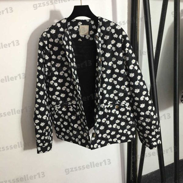 women jacket luxury designer full body daisy fashion print jacket aze crew neck long sleeve jackets autumn winter street brand coat 0912, Black;brown
women jacket luxury designer full body daisy fashion print jacket aze crew neck long sleeve jackets autumn winter street brand coat 0912, Black;brown