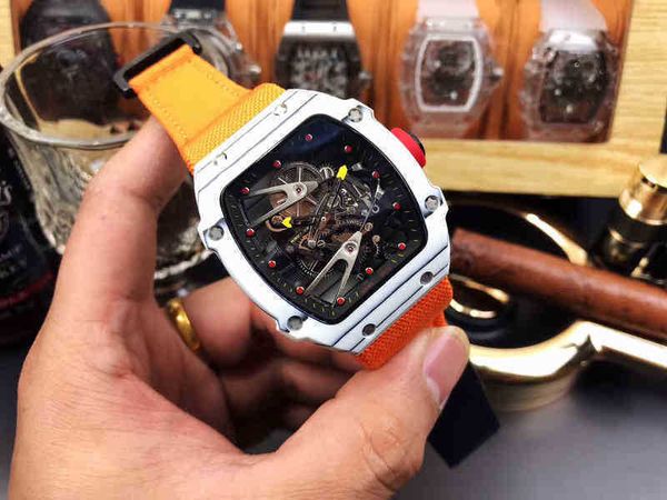 luxury mens mechanics richa milles fashion all carbon fiber automatic hollow out mechanical tape wristwatch, Slivery;brown
luxury mens mechanics richa milles fashion all carbon fiber automatic hollow out mechanical tape wristwatch, Slivery;brown