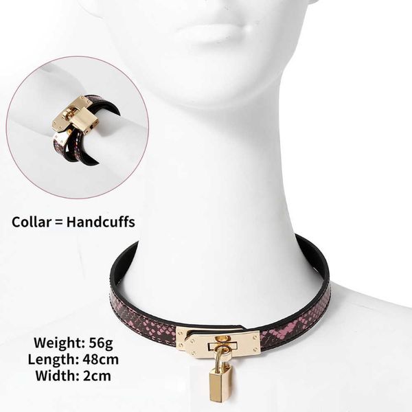 beauty items snakeskin neck collar hand cuffs lockable chastity belt fetish gay slave sm bondage sexyy dual-use leather erotic toys
beauty items snakeskin neck collar hand cuffs lockable chastity belt fetish gay slave sm bondage sexyy dual-use leather erotic toys