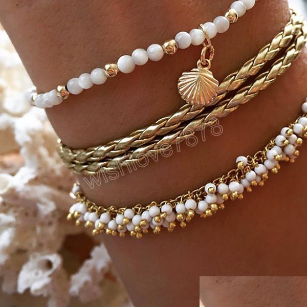 anklets 3pcs/set women anklet set bohemian style beaded anklets ankle chain charm bracelet drop delivery 2021 jewelry bdesybag otk4g, Red;blue
anklets 3pcs/set women anklet set bohemian style beaded anklets ankle chain charm bracelet drop delivery 2021 jewelry bdesybag otk4g, Red;blue