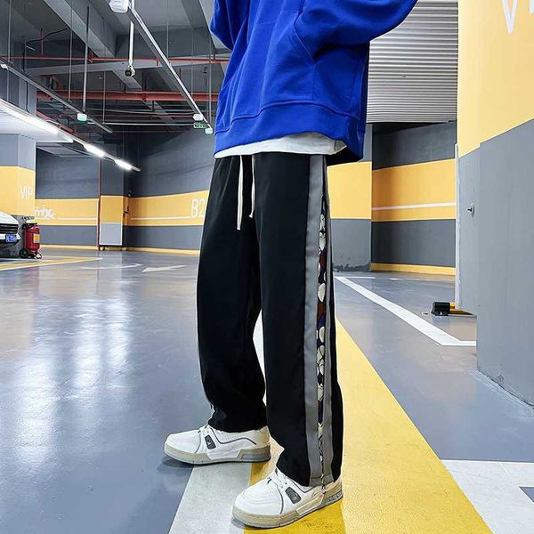 men's pants men's sweatpants 2022 new spring summer fashion printed casual pants hong kong style ins loose trousers male clothing, Black
men's pants men's sweatpants 2022 new spring summer fashion printed casual pants hong kong style ins loose trousers male clothing, Black